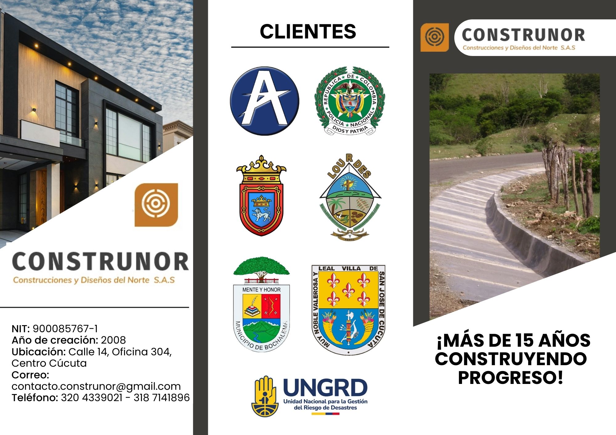 Vista previa del brochure corporativo