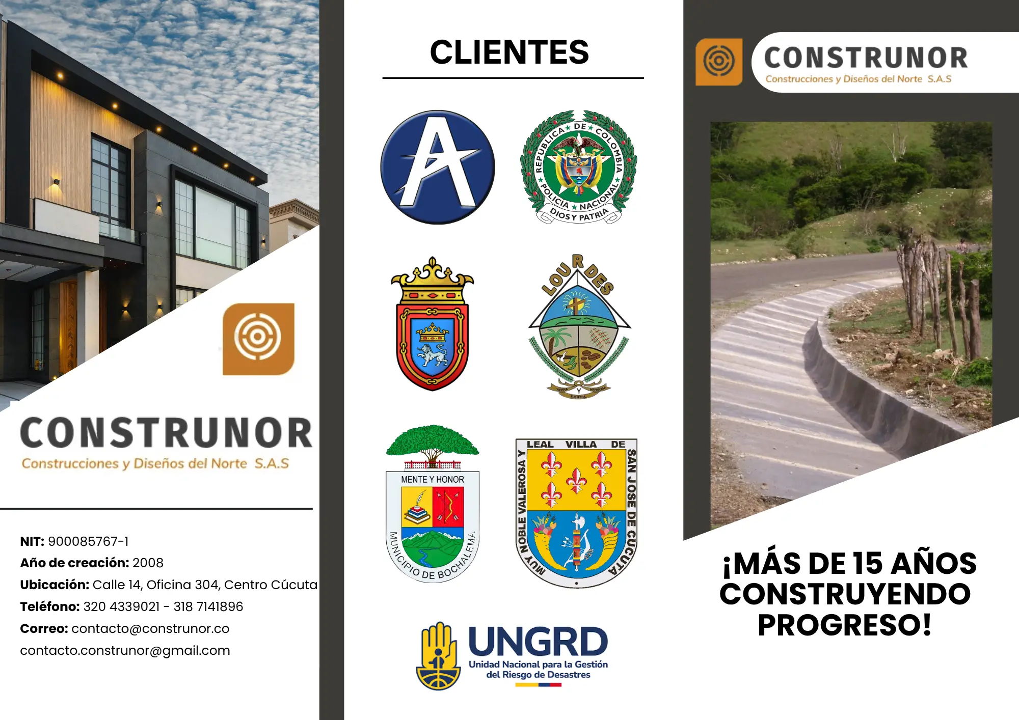 Vista previa del brochure corporativo